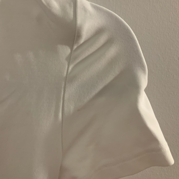 ARITZIA CONTOUR POLO TEE - WHITE 🤍 - Picture 6 of 9